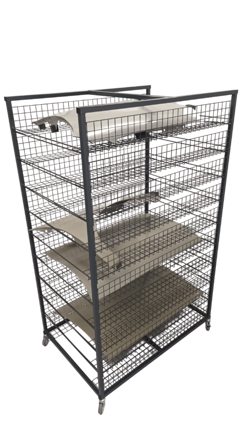 Opslagframe, deurplaten & voorschermen